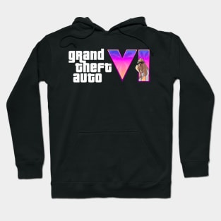 GTA 6 (Grand Theft Auto)-cool game design Hoodie